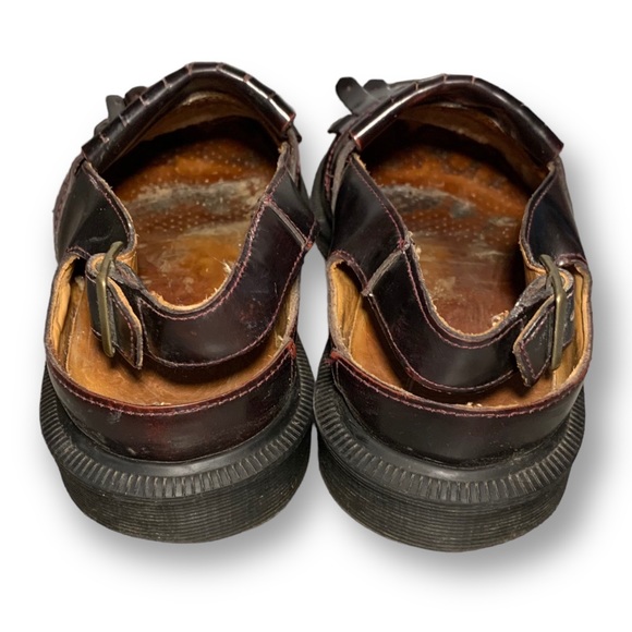 DOC MARTENS Valentine Slingback Loafer in Rub Off Burgundy (Size 6) - Picture 3 of 9